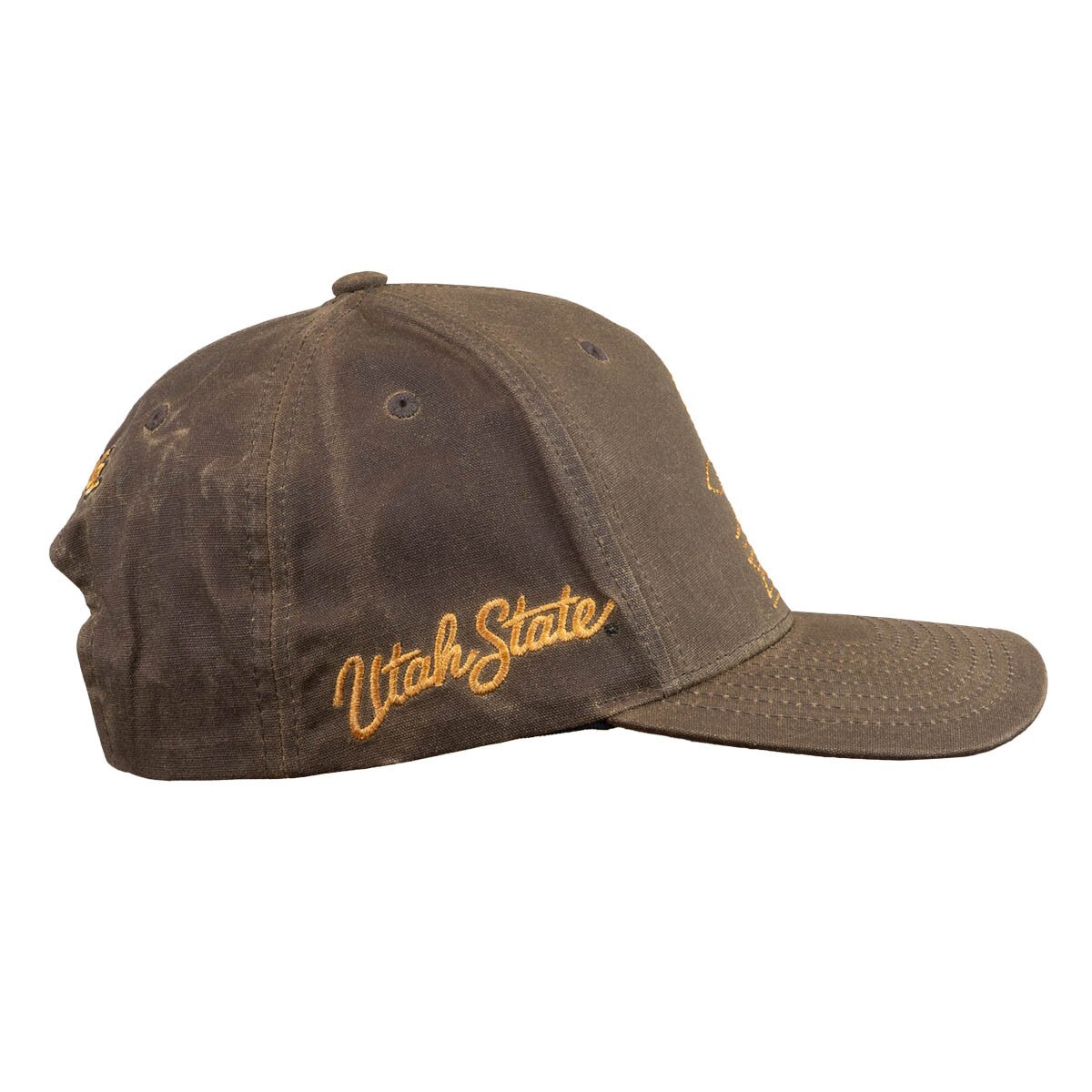 Capx wrangler western boot stich wax canvas snapback cap